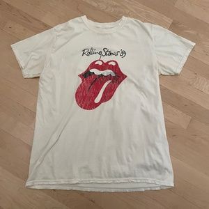 Rolling Stones Distressed T-Shirt Large